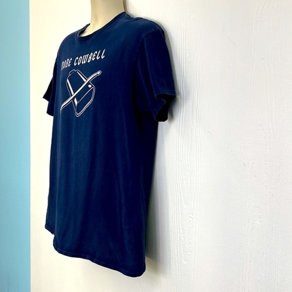 Delta - More Cowbell Navy Graphic Short Sleeve T Shirt Size Large - Picture 5 of 9